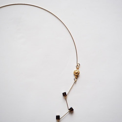 smoky quartz choker necklace [スモーキークォーツ] 4枚目の画像
