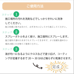 撥水スプレー 30ml 2本入 日本製 送料無料 撥水 防水 水濡れ 防止 カビ対策 スプレータイプ 携帯用 コンパクト 3枚目の画像