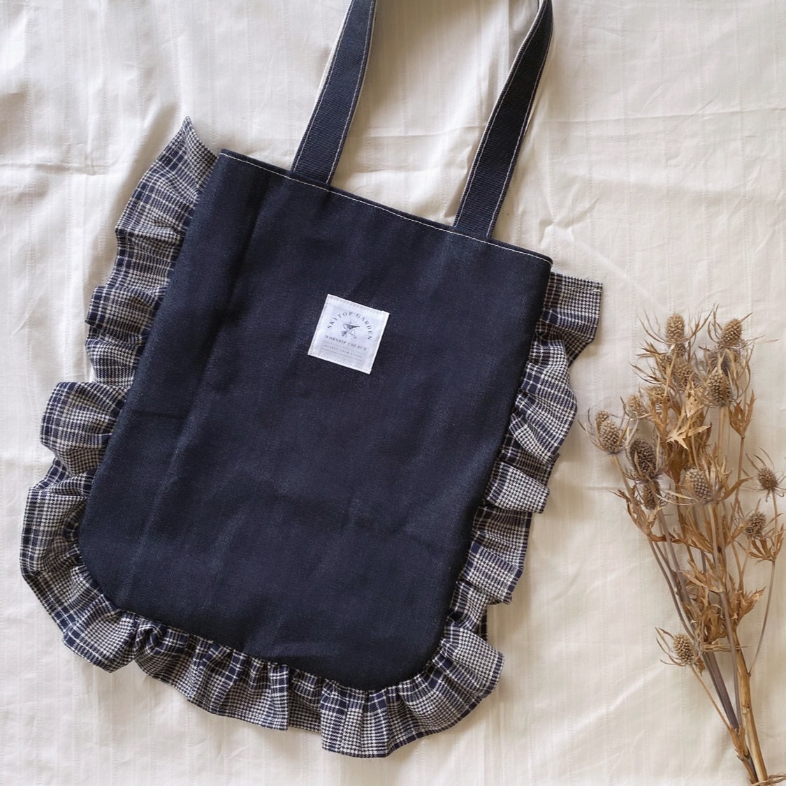 デニム フリル トートバッグ JILL by JILL STUART」大人気のフリルトートからトレンドの