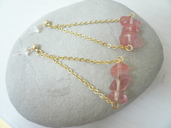 ３Cherry quartz Piace 2枚目の画像