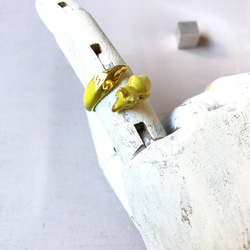 巻きつき狐リング 4枚目の画像