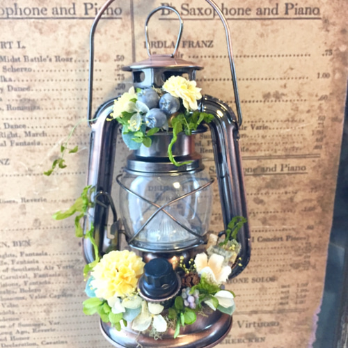 送料無料】フラワーランタン（調光タイプWYL）ベランピングにも