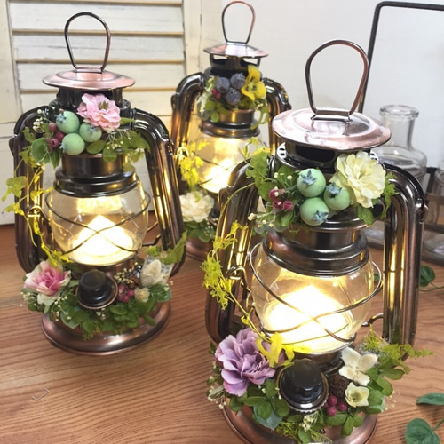 送料無料】フラワーランタン（調光タイプWYL）ベランピングにも