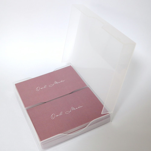 アクセサリー台紙 / 100枚（ショップカード、ネイルチップ台紙