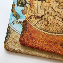 マウスパッド 大判サイズ 「幻想世界地図-琥珀-」 3枚目の画像