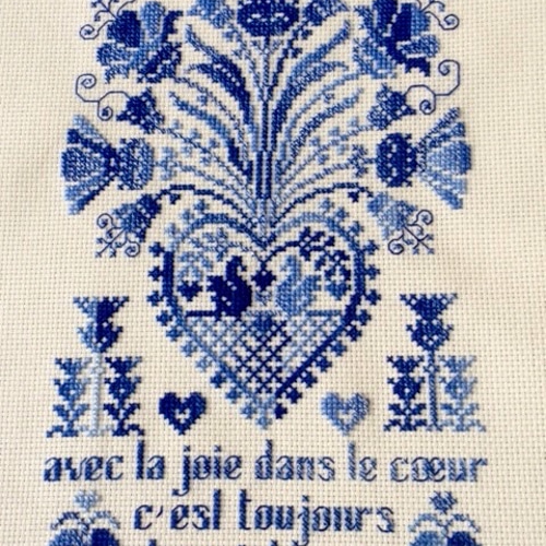 アルベロベロ♥️青ブルーぶたさん刺繍影絵異素材パッチワークチュニック 五分丈 アルベロベロ その他のレディーストップス | 通販・人気