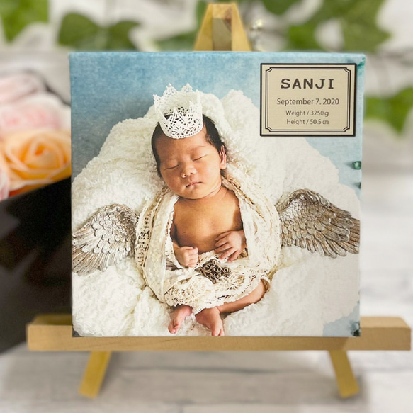 お気に入りの写真でフォトパネルにもなるオリジナルボックス