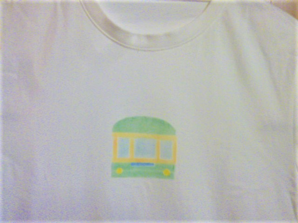 Tシャツ　電車　E 2枚目の画像