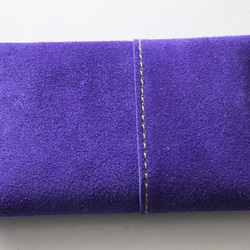 麂皮紙巾盒/紫色 第3張的照片