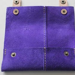 麂皮紙巾盒/紫色 第4張的照片