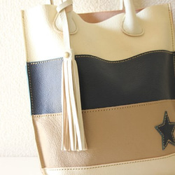 手提袋/三STAR☆008號山羊皮革 第4張的照片