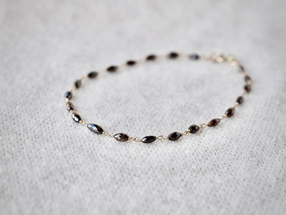 Chocolate diamonds eternity bracelet 2枚目の画像