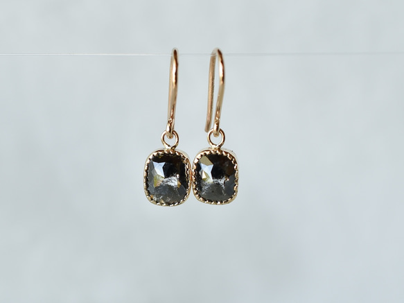 Ombre Diamond Earrings Night Sky 3枚目の画像