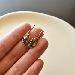 Ombre Diamond Earrings Long Oval 5枚目の画像