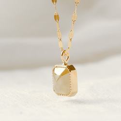 Tan Beige Diamond Necklace 3枚目の画像