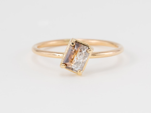 Bi-color Diamond Ring 指輪・リング lily&co 通販｜Creema(クリーマ 