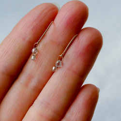 Dew Drops Diamond Earrings 4枚目の画像