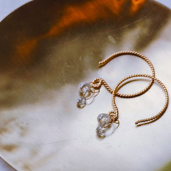 Dew Drops Diamond Earrings 5枚目の画像