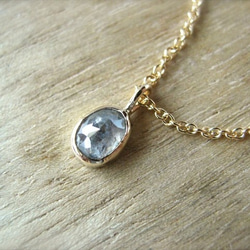 Diamond Oval Necklace 3枚目の画像