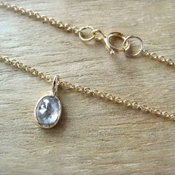 Diamond Oval Necklace 4枚目の画像