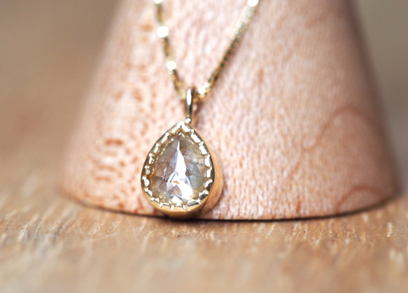 Citrus Mist Drop Diamond Necklace 1枚目の画像