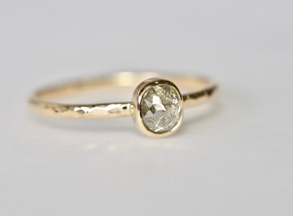 Frost Leaf Diamond Ring 4枚目の画像