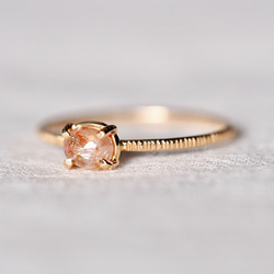 Peach Rose Diamond Ring 2枚目の画像