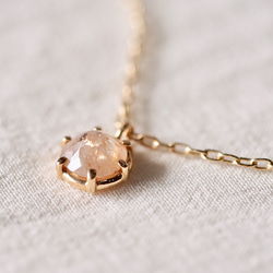 Pink Marble Diamond Necklace 2枚目の画像