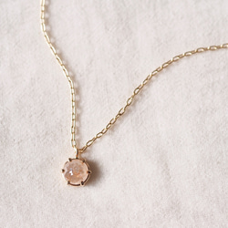 Pink Marble Diamond Necklace 3枚目の画像