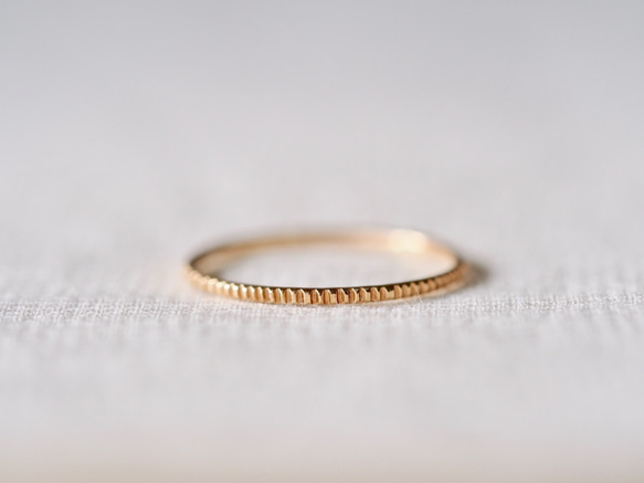 Milled Stacking Ring Fine 1枚目の画像