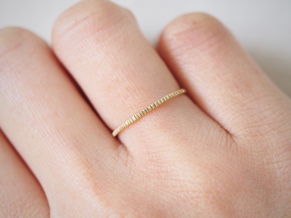Milled Stacking Ring Fine 3枚目の画像