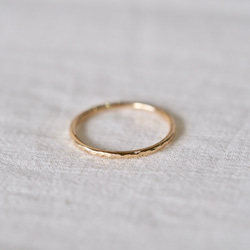 Hammered Stacking Ring Medium 2枚目の画像