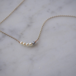 gentle love necklace white gold 1枚目の画像