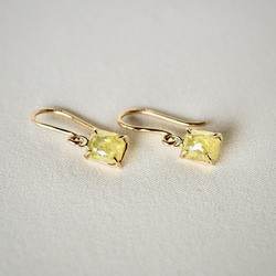 Mimosa diamond earrings 1枚目の画像