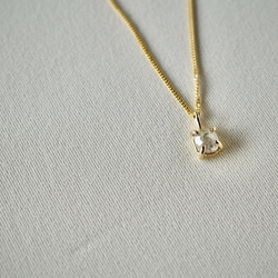 Pure drop diamond necklace 3枚目の画像