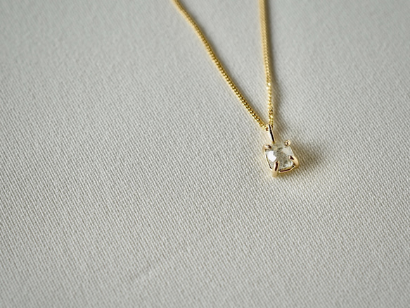 Pure drop diamond necklace 3枚目の画像