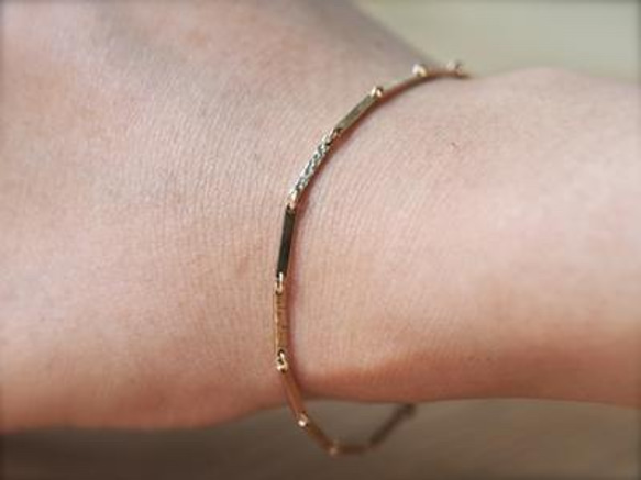 Repeated Bar Bracelet 4枚目の画像