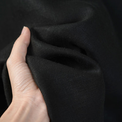 【wafu】中厚 リネン Tシャツ 半袖 トップス リネンブラウス/ブラック t014a-bck2 5枚目の画像
