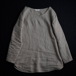 [M] [wafu] 亞麻上衣黃金比例頸角也適用於日常內衣 / Hashiba Miiro p008a-hbm1-m 第10張的照片