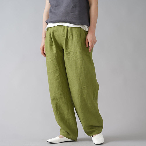 wafu リネン ボールパンツ　プレミアムリネン　フラックス プレミアム】Linen Pants リネンボールパンツ wafu史上最高の