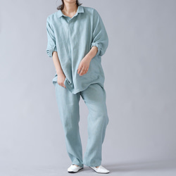 wafu 【リネンパジャマ】 リネンパジャマ】心も体もリラックス 睡眠環境を整う リネン