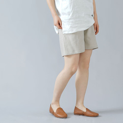 [wafu] 亞麻小褲內褲略薄/亞麻本色 p003b-amn1 第1張的照片