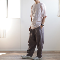 [試用產品！ ] Unisex Cotton W Gauze Tops T 卹#training / 粉色 t020m-pnk1 第4張的照片