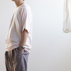 [試用產品！ ] Unisex Cotton W Gauze Tops T 卹#training / 粉色 t020m-pnk1 第9張的照片