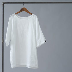 【お試し品！】男女兼用 コットン Wガーゼ トップス Tシャツ #training/ホワイト t020m-wht1 10枚目の画像