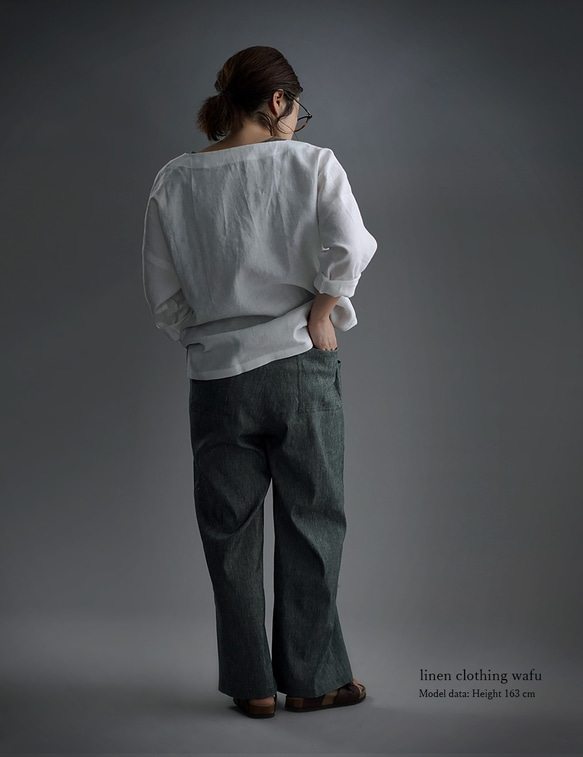 [wafu 學徒] 男女通用錢布雷麵包褲 #training/green &amp; grey b013s-gag1 第2張的照片