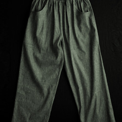 [wafu 學徒] 男女通用錢布雷麵包褲 #training/green &amp; grey b013s-gag1 第8張的照片