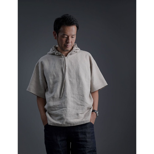 wafu linen hoodie