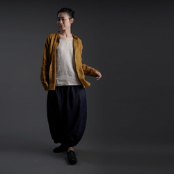 [M size] [Wafu Beginner Edition] Limited Linen Top Golden ratio 第5張的照片