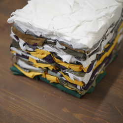 【日々価格変動あり！】細長いリネンはぎれBOX!裂き織り 小物雑貨 1.5kg以上 60サイズ/z000s-no3 4枚目の画像